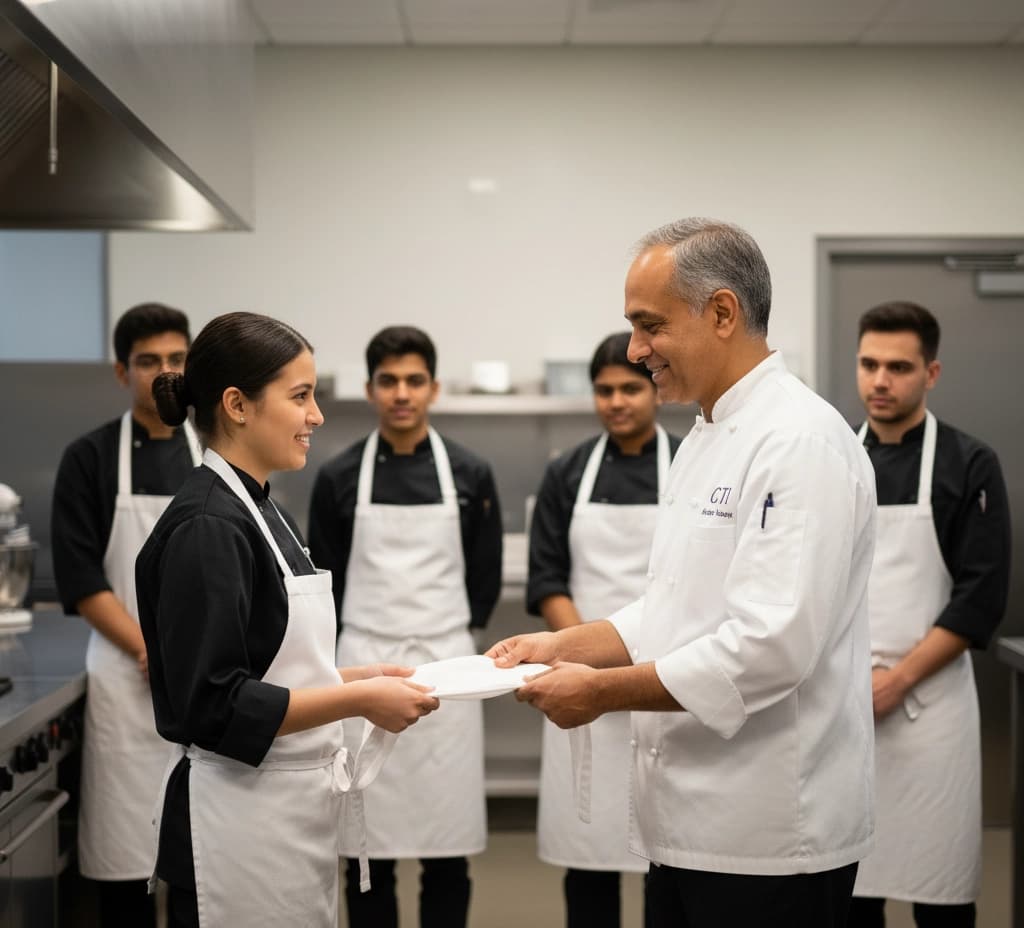 CTI student receiving hands-on instruction